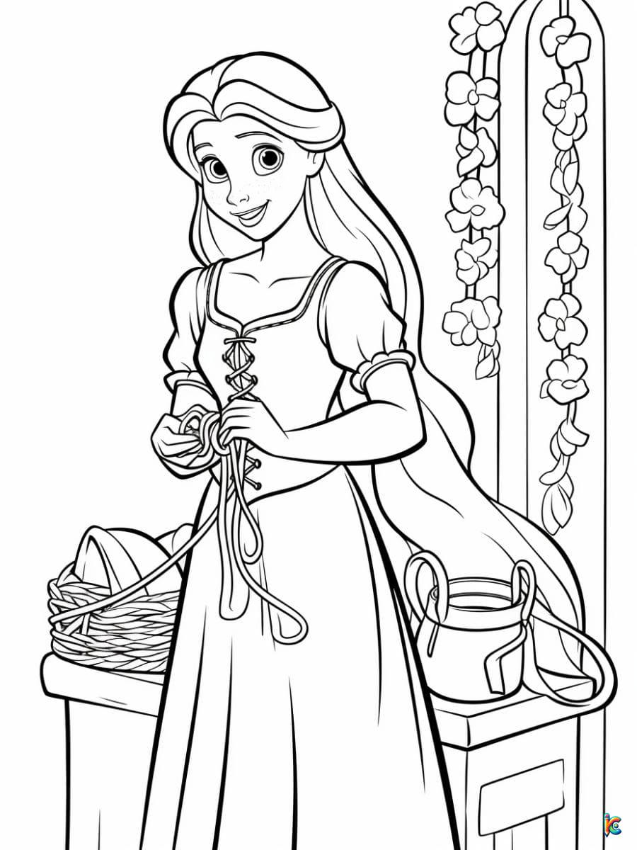 Rapunzel Knitting