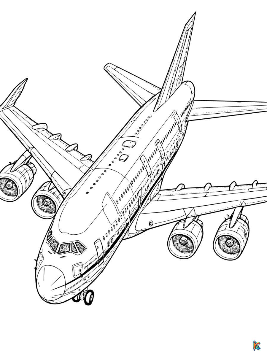 airplane coloring pages free printable