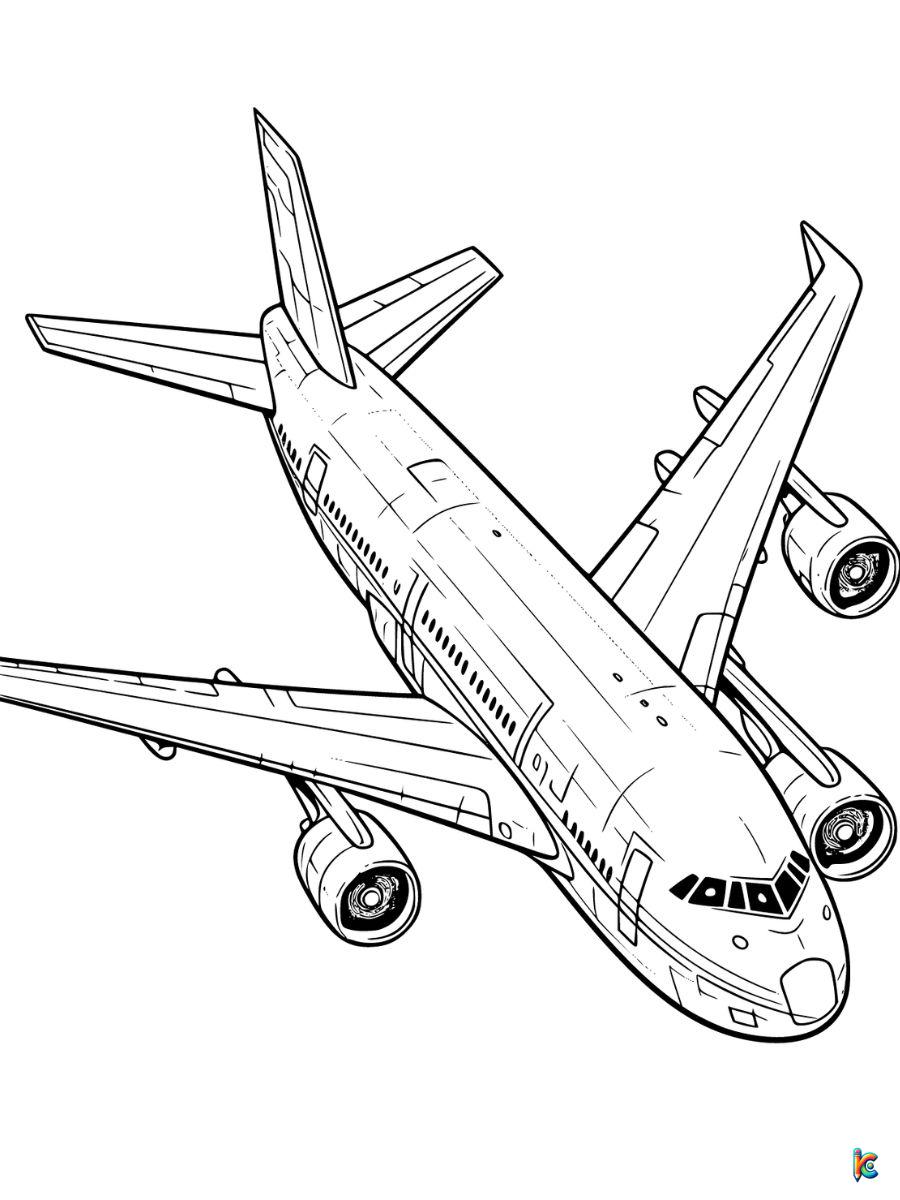 airplane coloring pages printable