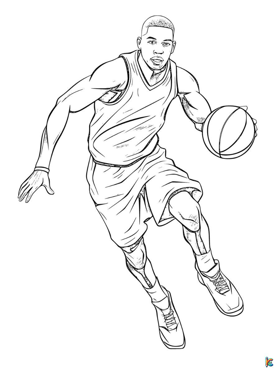 basketball coloring pages nba players warriors