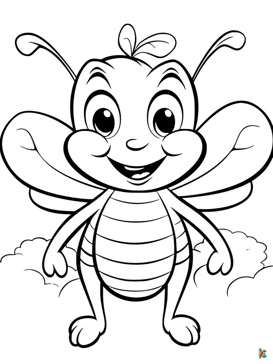 bumble bee coloring pages