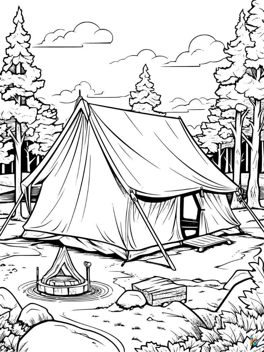 camper coloring pages