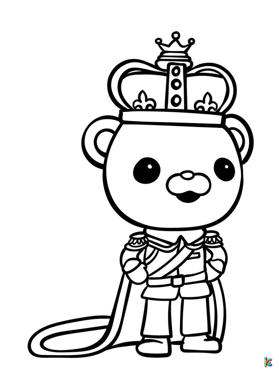 captain barnacles octonauts coloring pages