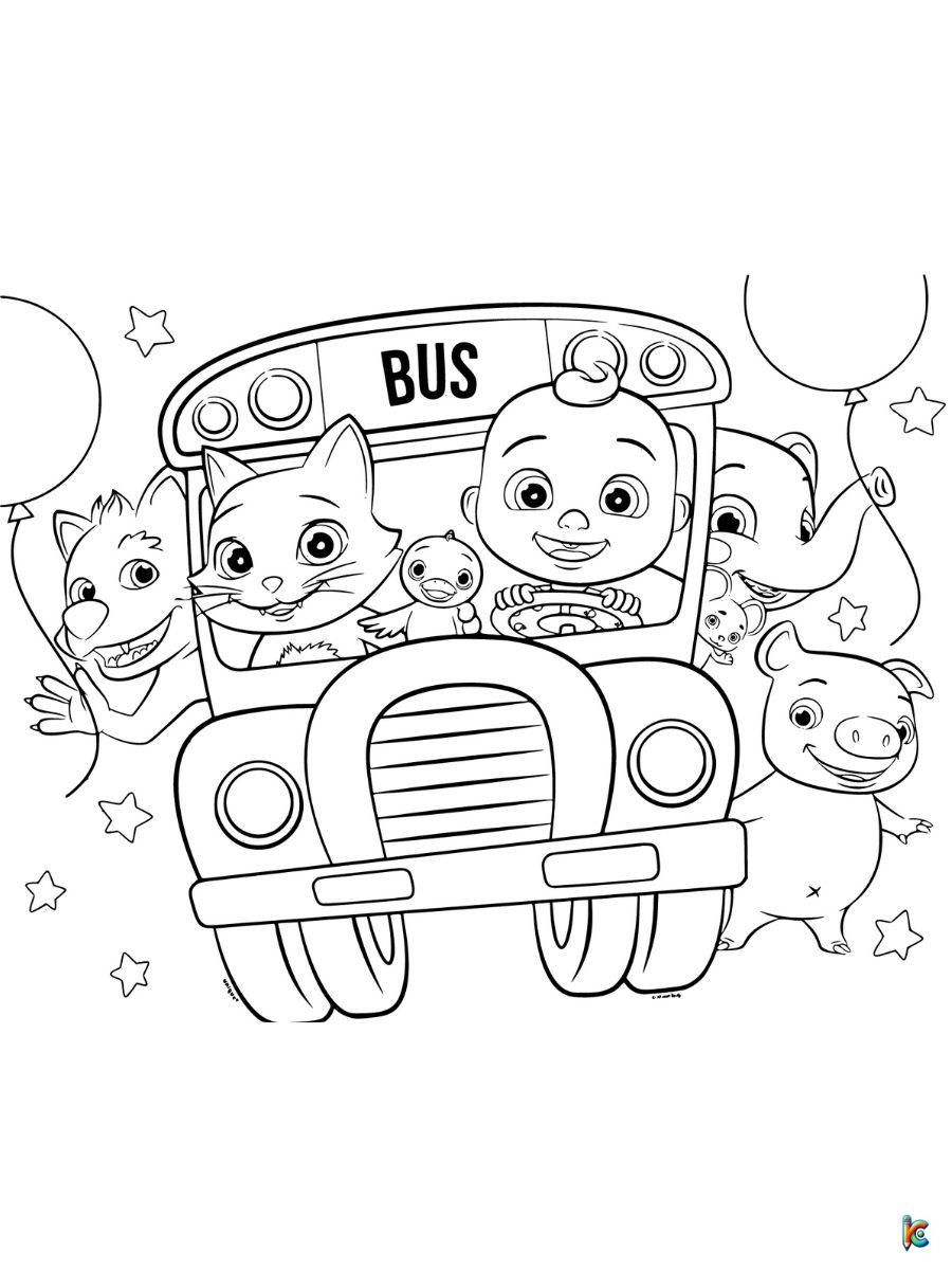 cocomelon coloring pages
