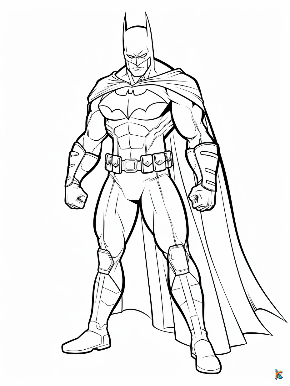 color page batman