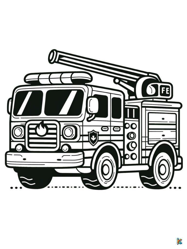 Truck Coloring Pages – ColoringPagesKC