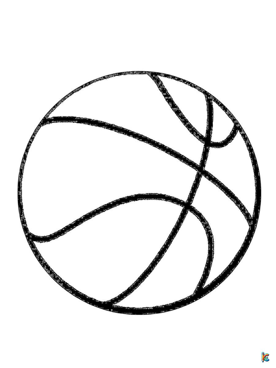 coloring pages basketball