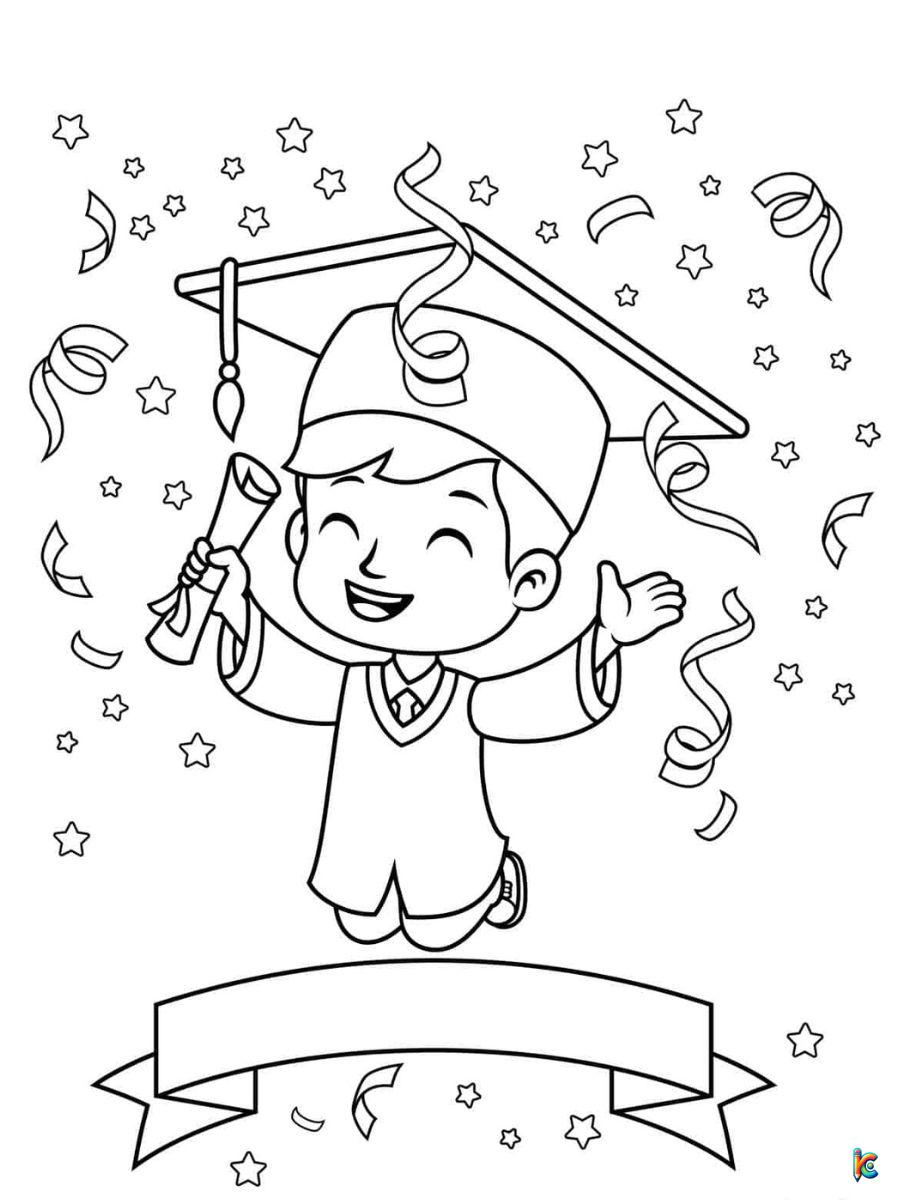 coloring pages for graduation