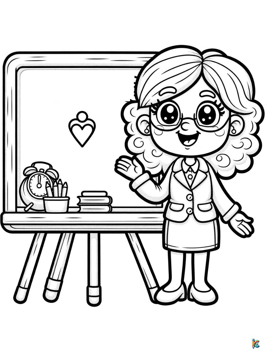 coloring pages for teacher appreciation week