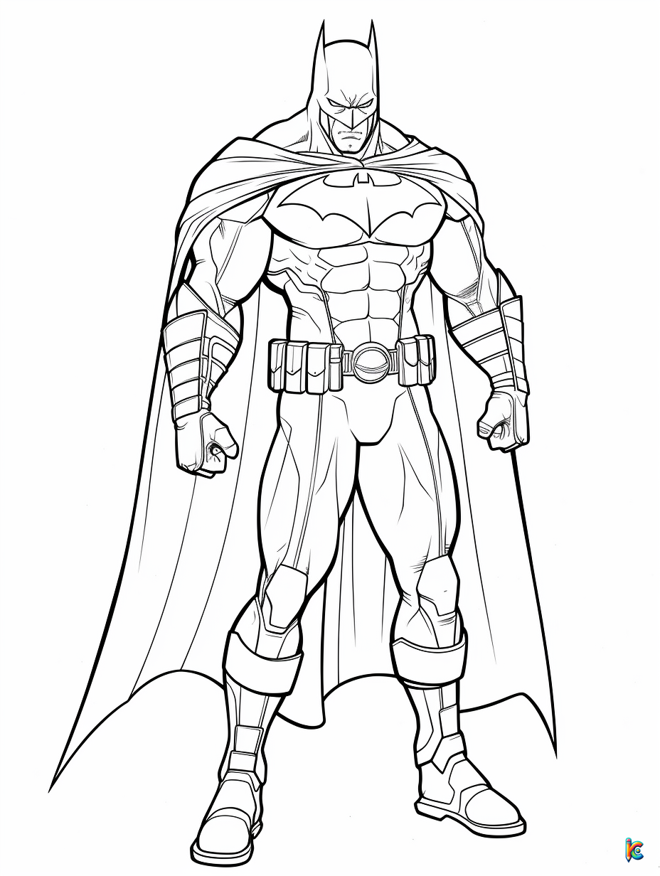 coloring pages of batman