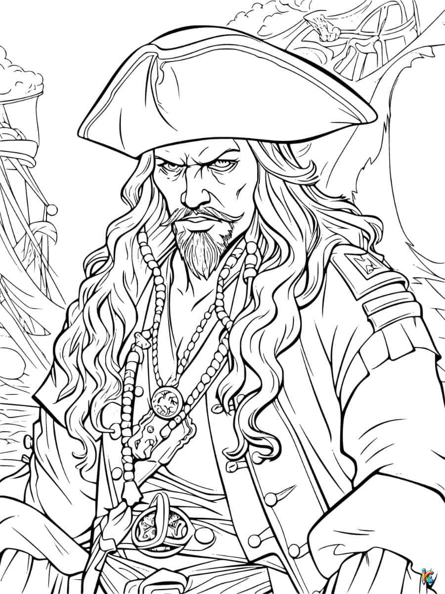 Pirate Coloring Pages – ColoringPagesKC