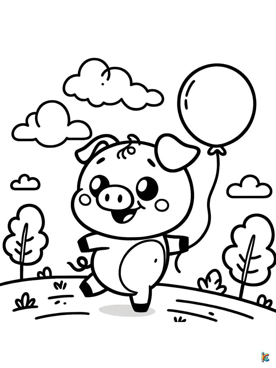 coloring pages pigs