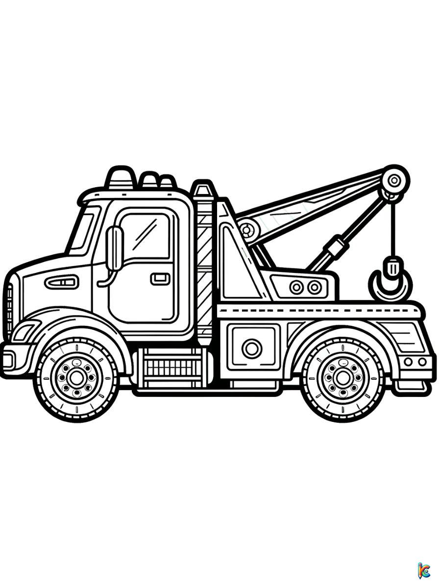 coloring pages truck