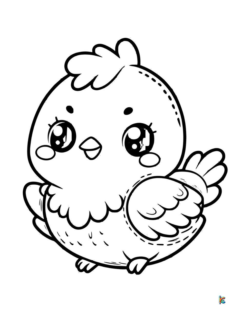cute baby chick coloring pages (2)