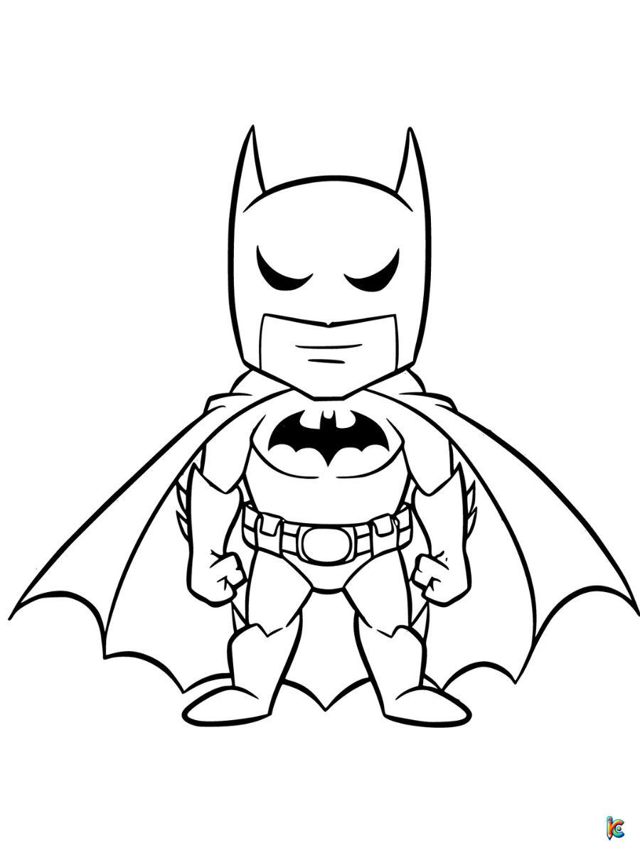 cute batman coloring sheets
