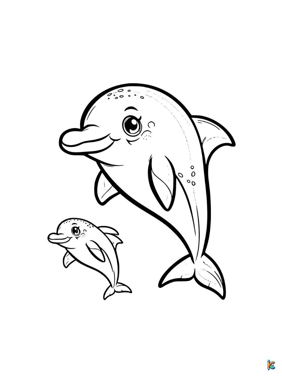 dolphins coloring pages