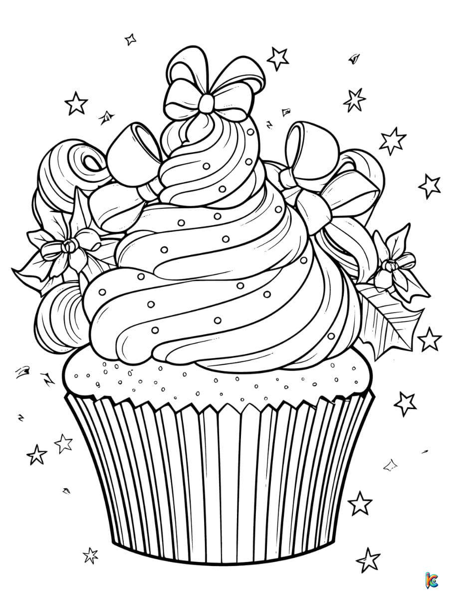 free coloring pages cupcakes