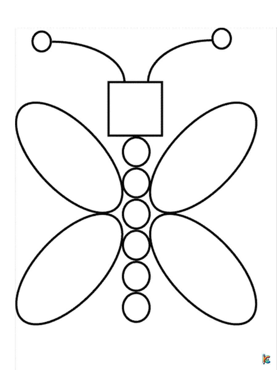 free printable shapes coloring pages