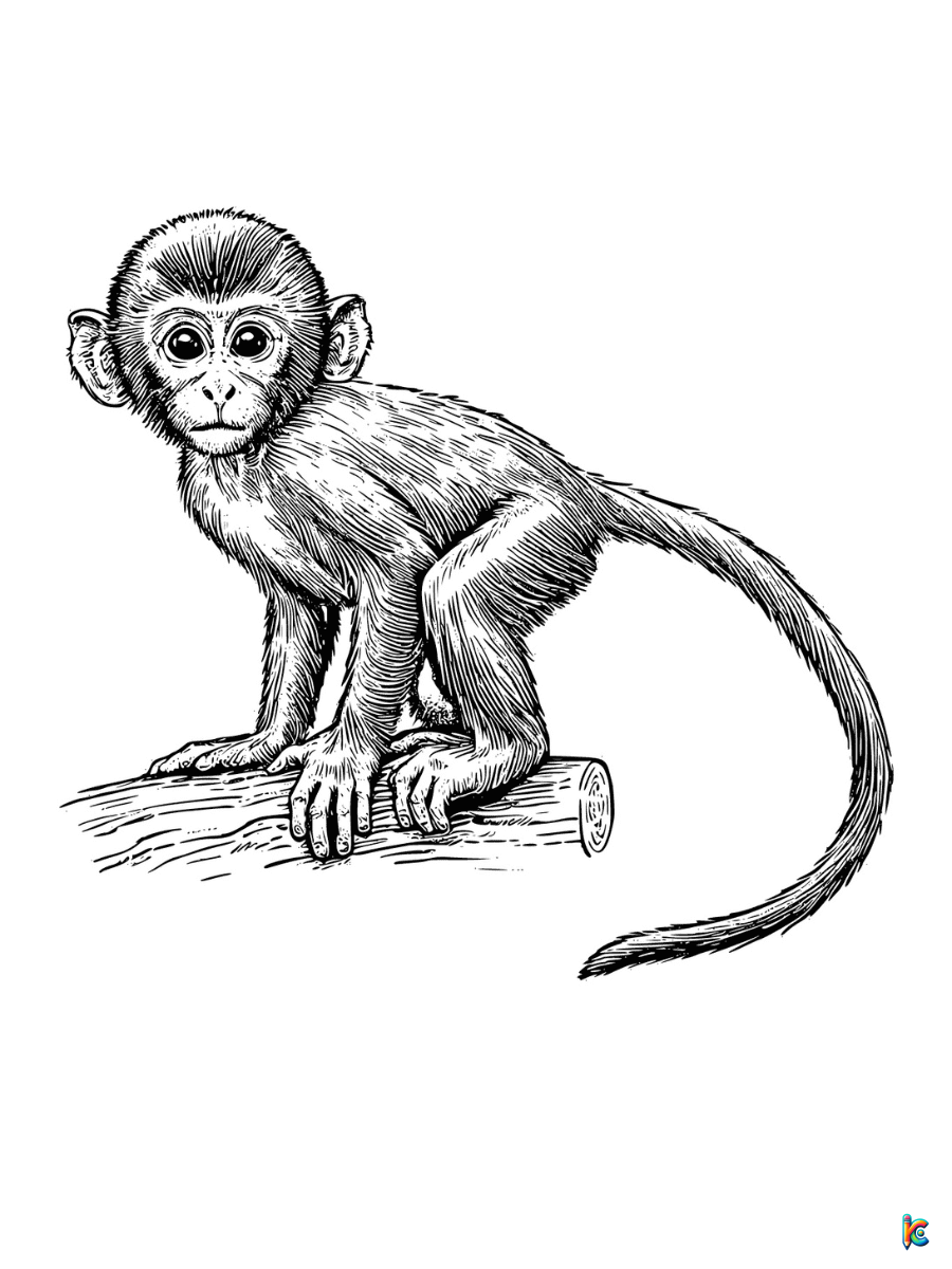 howler monkey coloring pages realistic good