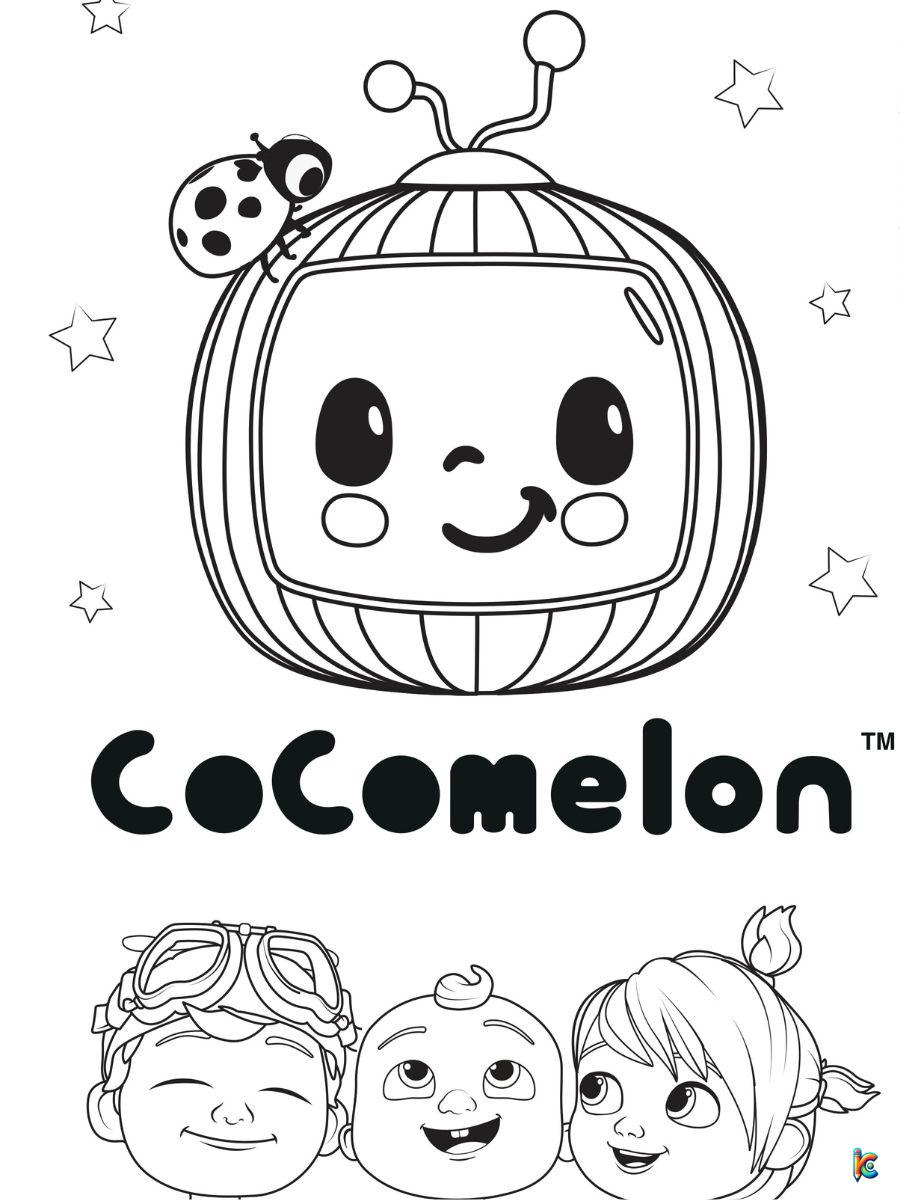 Cocomelon Coloring Book - How To Draw and Color JJ Coco Melon