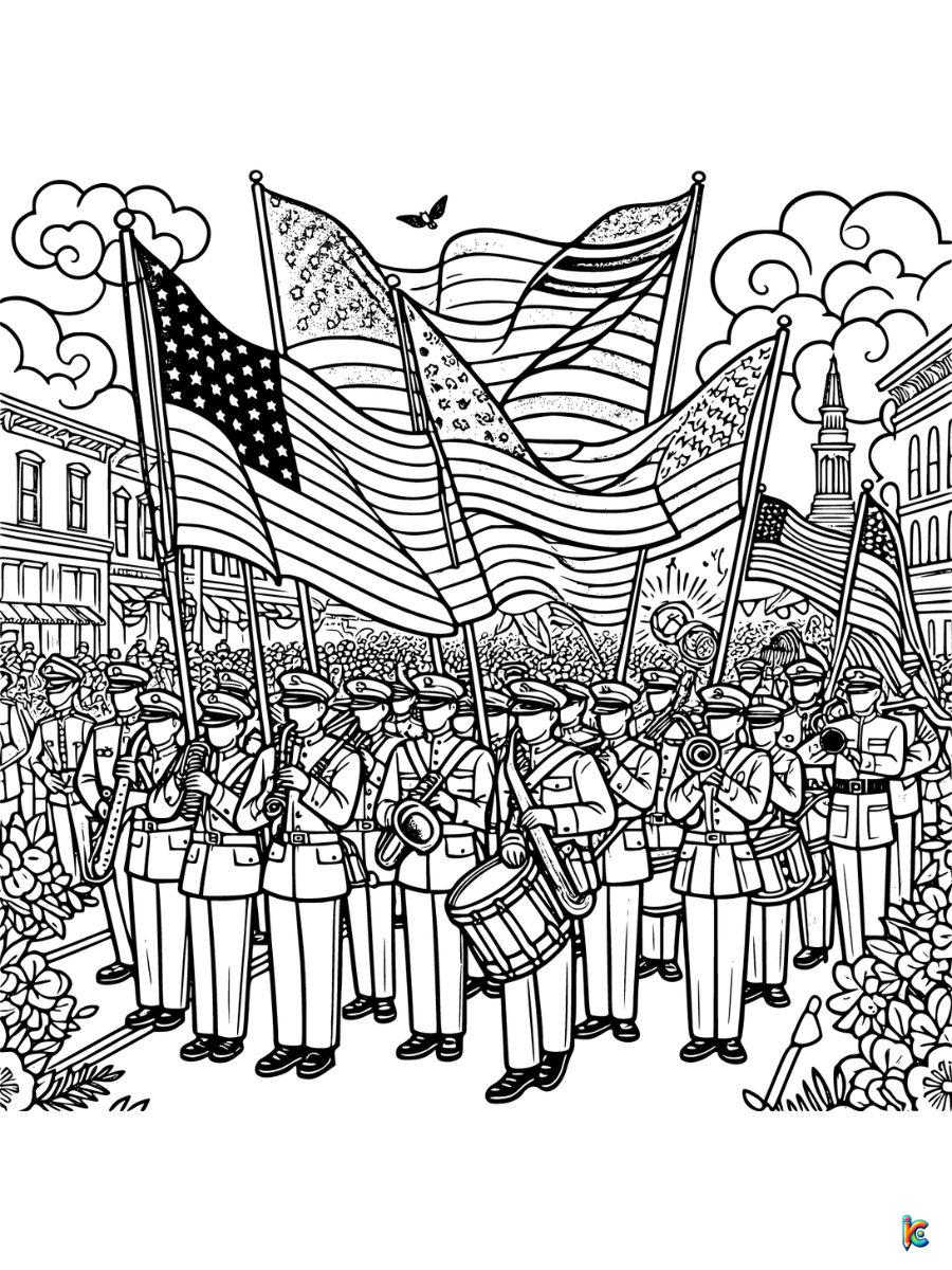 memorial day coloring pages sheets