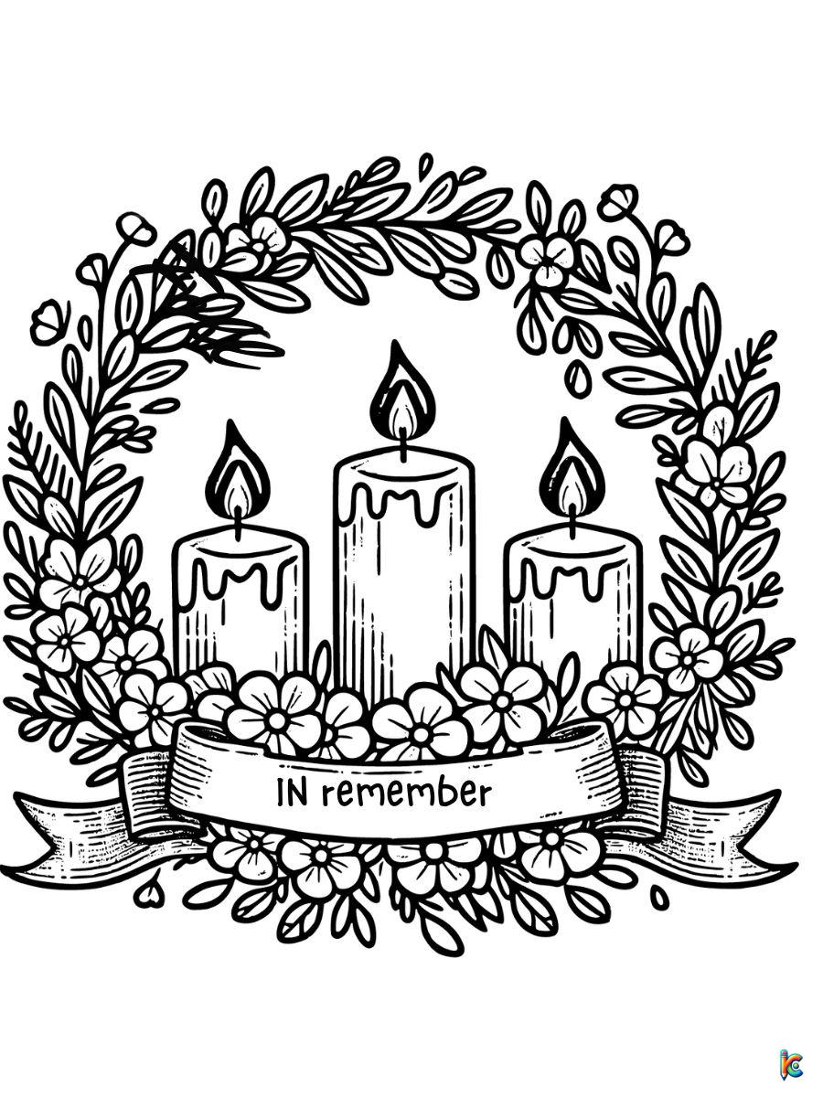 memorial day printable coloring pages
