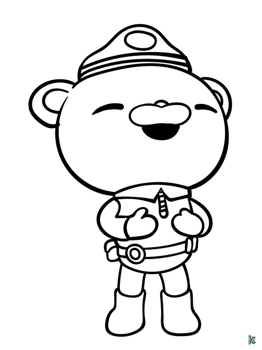 octonauts captain barnacles coloring pages free
