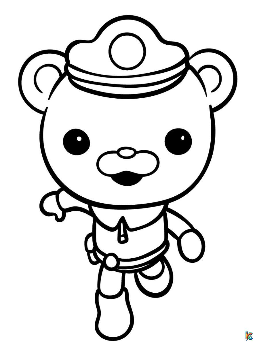 octonauts captain barnacles coloring pages