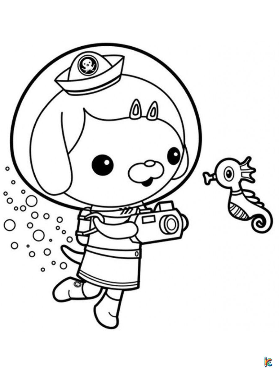 octonauts coloring pages dashi