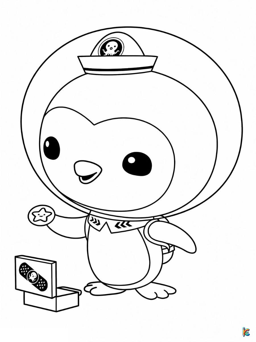 octonauts coloring pages peso
