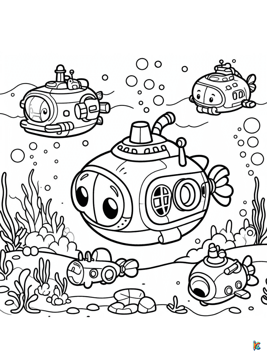 octonauts gup coloring pages easy