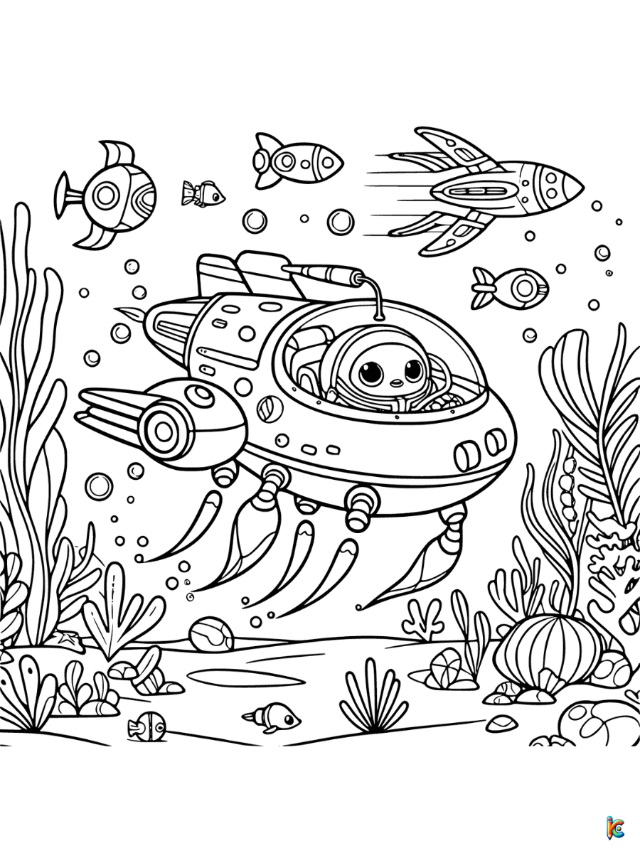 octonauts gup coloring pages free printable