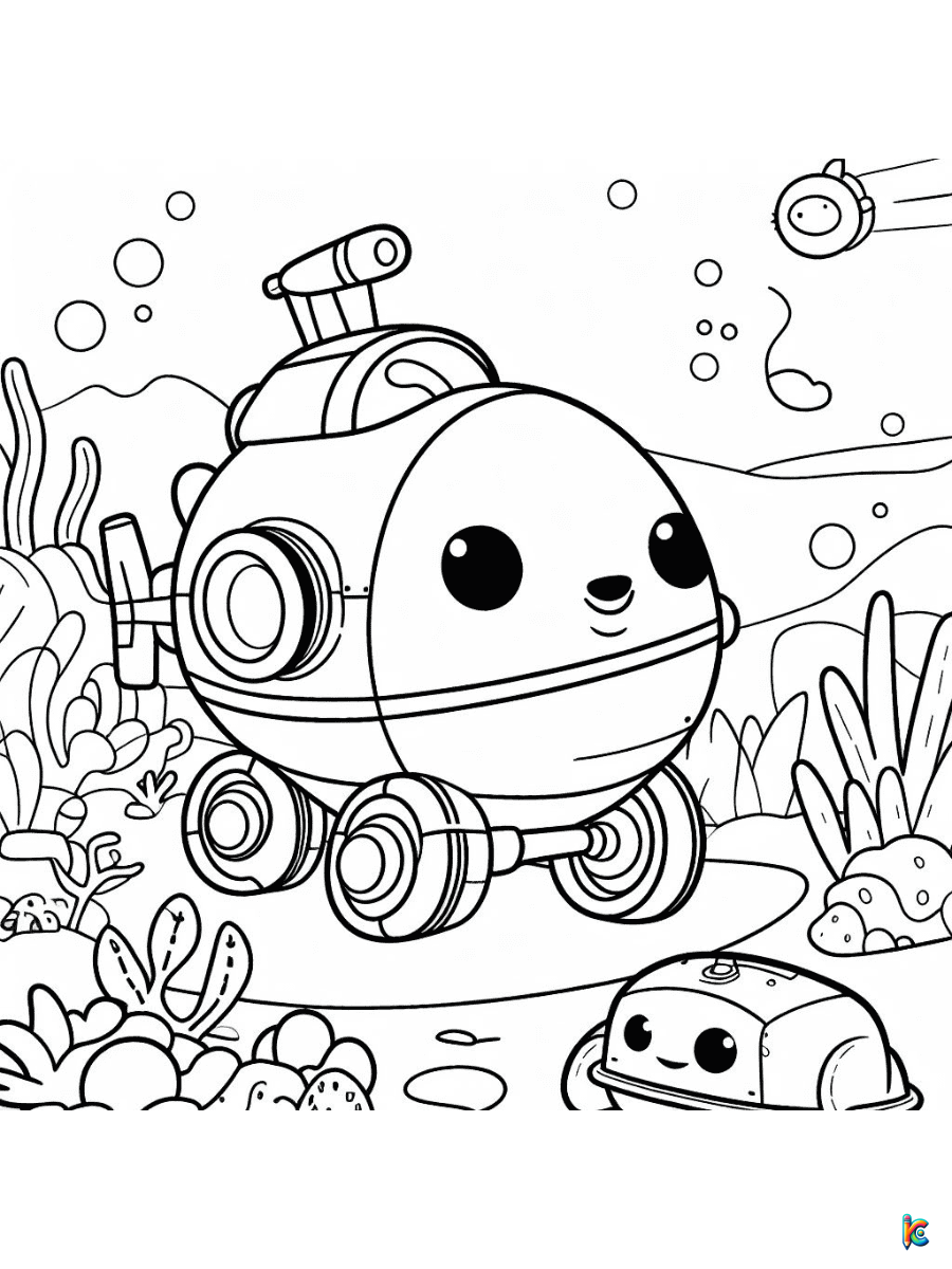 octonauts gup coloring pages printable