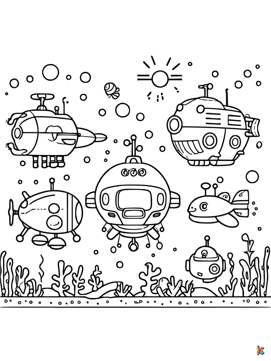 octonauts gup coloring pages