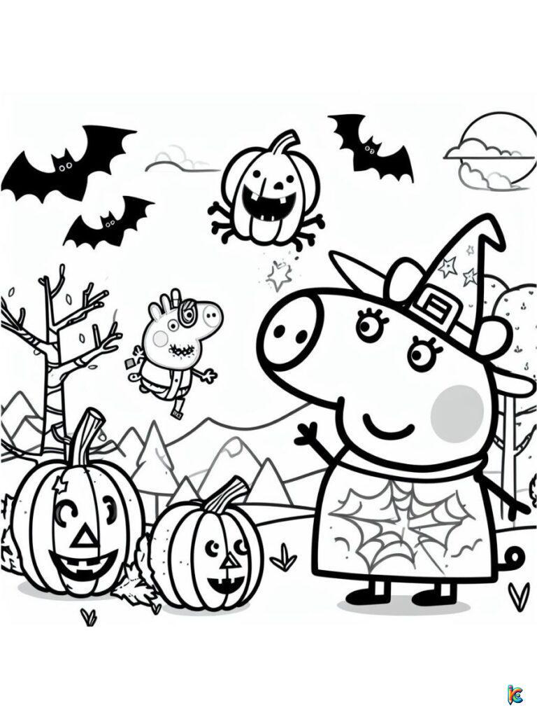 Peppa Pig Coloring Pages – ColoringPagesKC