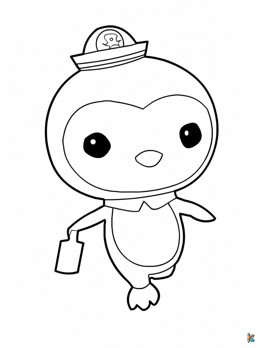 peso penguin octonauts coloring pages of animals