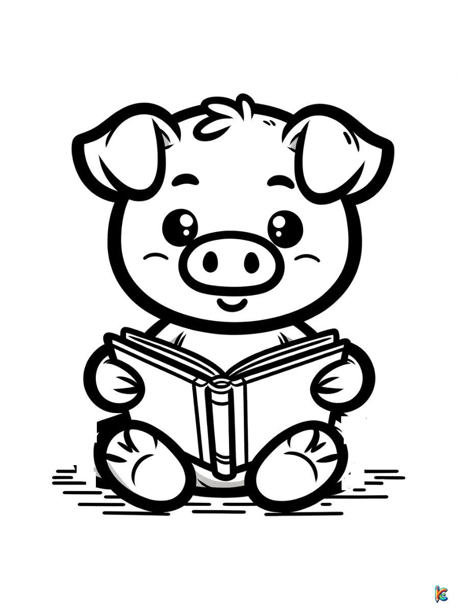 pigs coloring pages to print