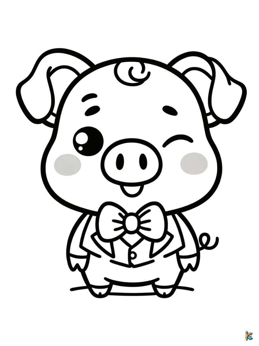 pigs coloring sheets