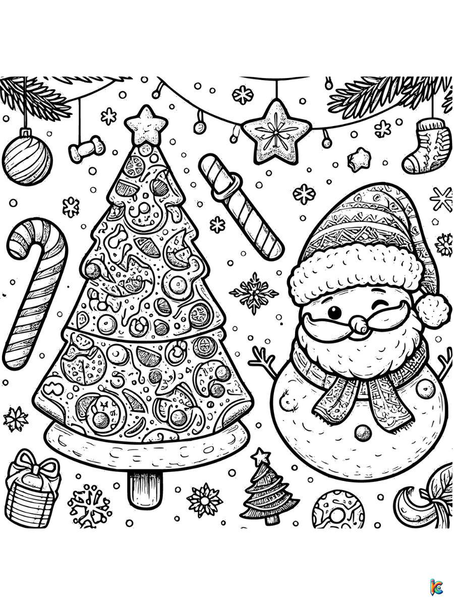 pizza coloring pages pdf