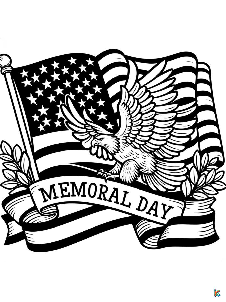 printable memorial day coloring pages