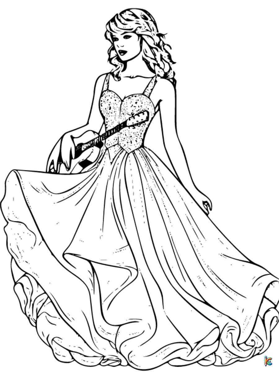 printable taylor swift lyrics coloring pages