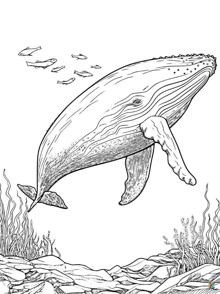 realistic whale coloring pages=