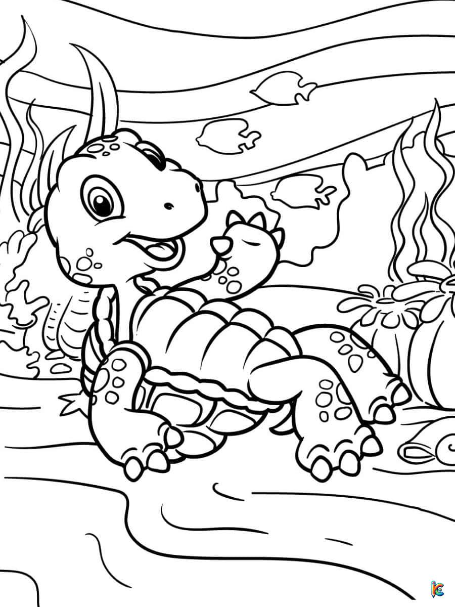 sea turtle coloring pages