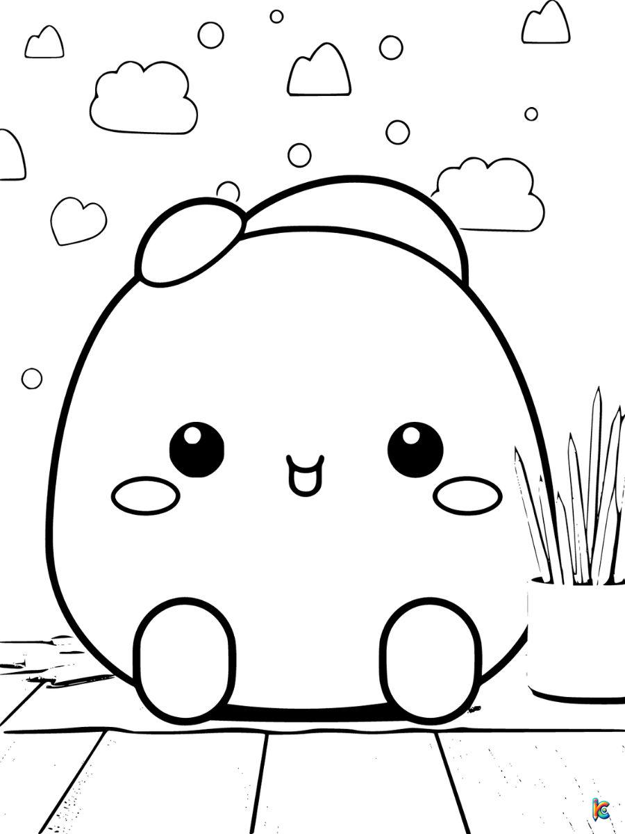 squishmallow coloring page