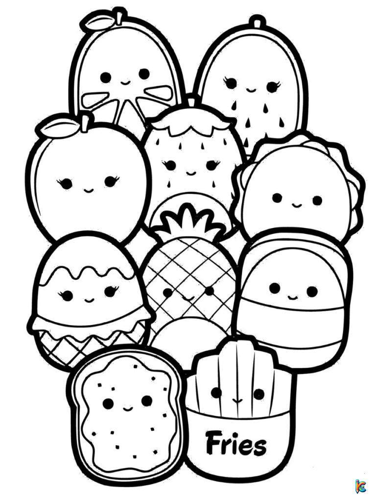 Squishmallow Coloring Pages – ColoringPagesKC