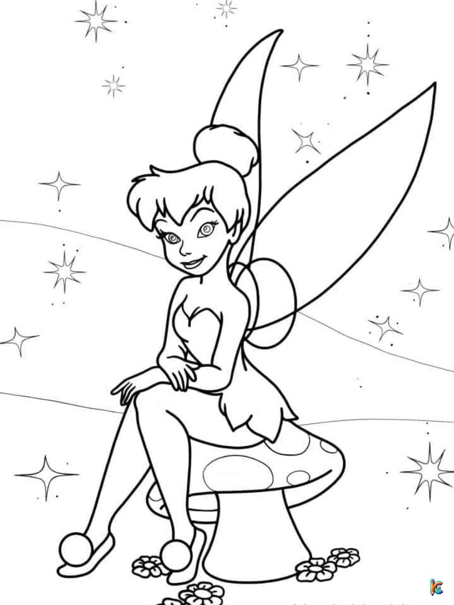tinkerbell color pages