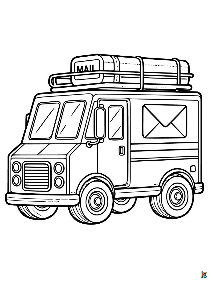trucks coloring pages free