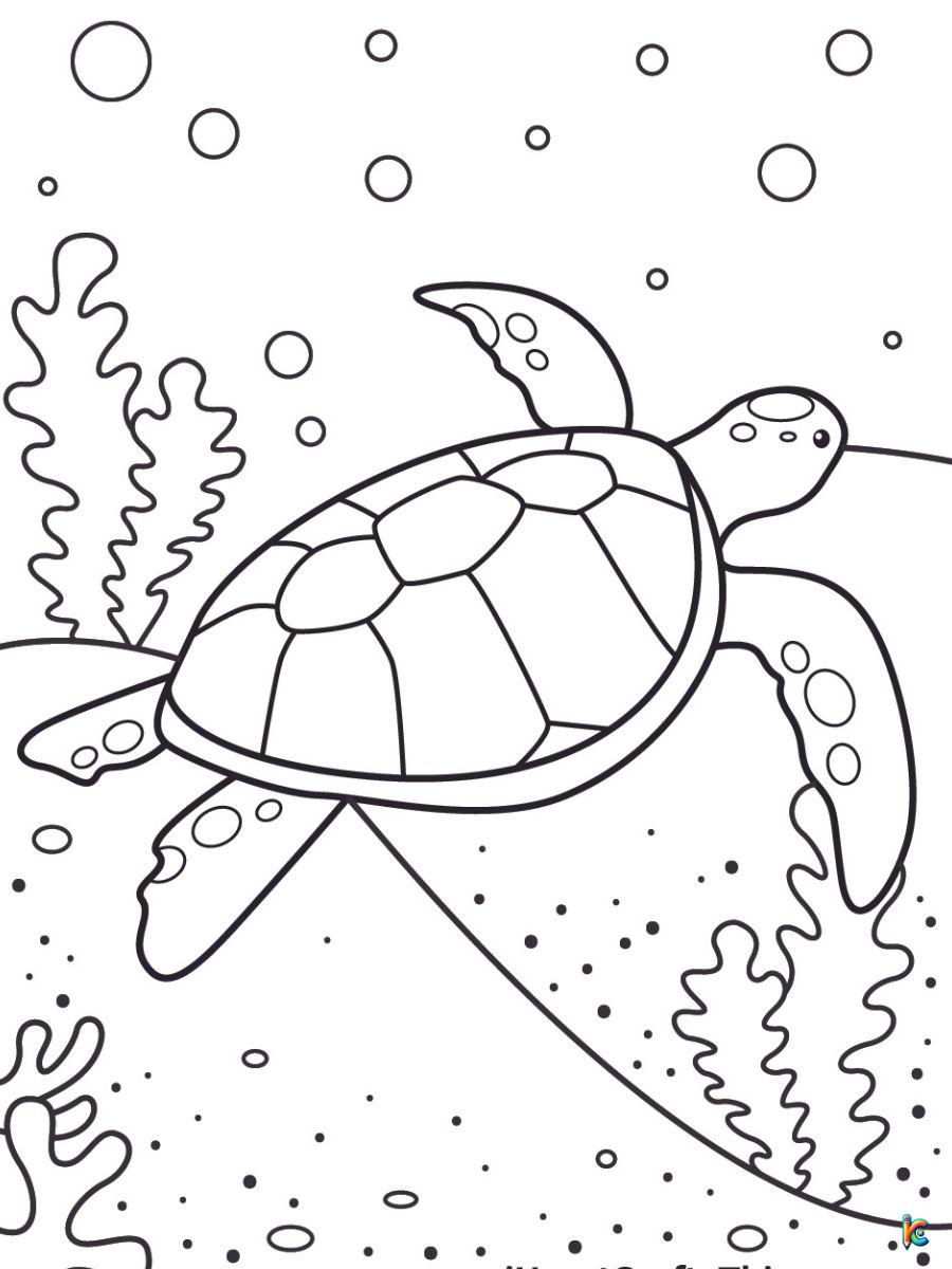 turtles coloring pages