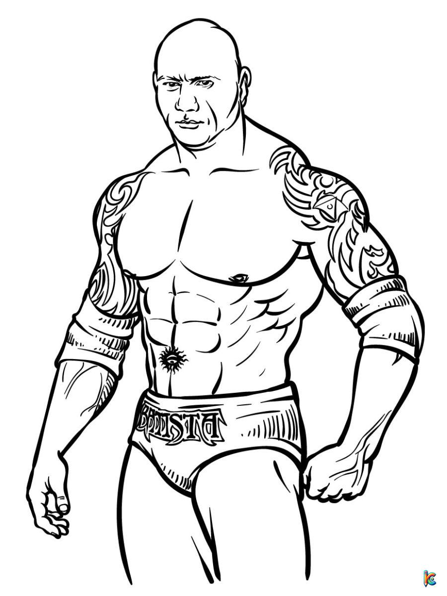 WWE Coloring Pages – ColoringPagesKC