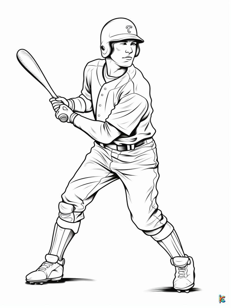 Baseball Player ready to Bat